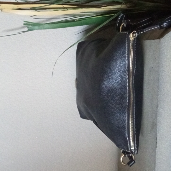 Dooney & Bourke Large Black Pebbled Grain Leather Tote Bag Purse. - Picture 6 of 14